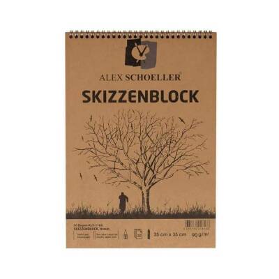 Alex Schoeller Kraft Resim Defteri 25X35 cm 30 Yaprak