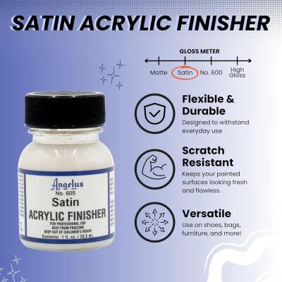 Angelus Deri Boyası Verniği Satin High Gloss LP-615 (1)