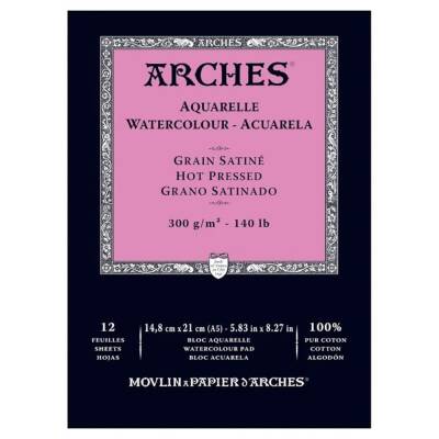 Arches Suluboya Blok 300Gr A5 12Yp N:1795095