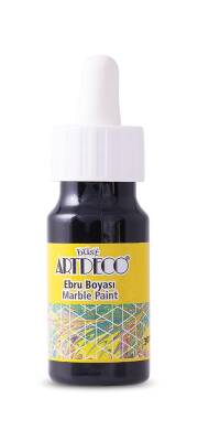 Artdeco 16B-18 Ebru Boyası 30 ml Siyah - 1