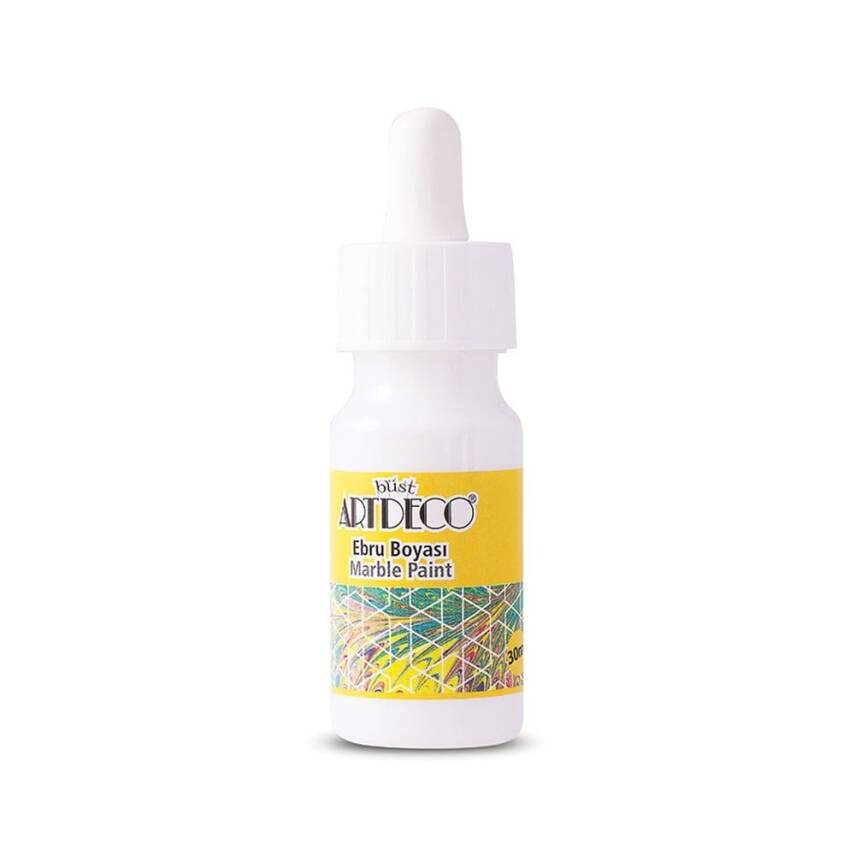 Artdeco 16B-19 Ebru Boyası 30 ml Beyaz - 1