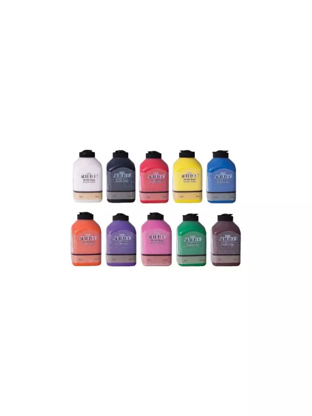 Artdeco Acrylic Paint Set 10x50 ml Basic Colors - 1