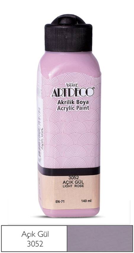 Artdeco Akrilik Boya 140 ml 3052 Açık Gül - 1