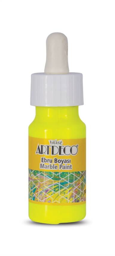 Artdeco Ebru Boyası 30 ml 91 Neon Sarı - 1