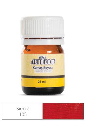 Artdeco Kumaş Boyası 25 ml 105 Red / Kırmızı