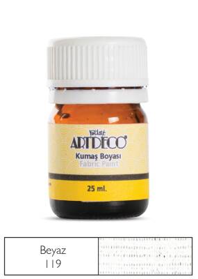 Artdeco Kumaş Boyası 25 ml 119 Beyaz / White