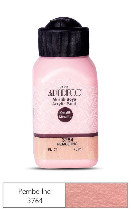 Artdeco Metalik Akrilik Boya 75 ml 3764 Pembe İnci - 1