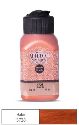 Artdeco Metalik Akrilik Boya 75 ml Bakır 3728