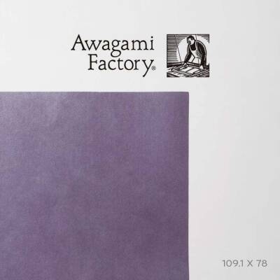 Awagami Japon Kağıdı Shin Inbe Thick Ultramarine 105 Gr/M2 109.1X78.8 Cm