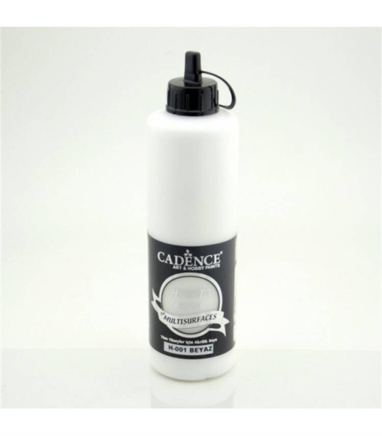 Cadence Hybrid Multisurface Acrylic Paint 500 ml H001 White - 1