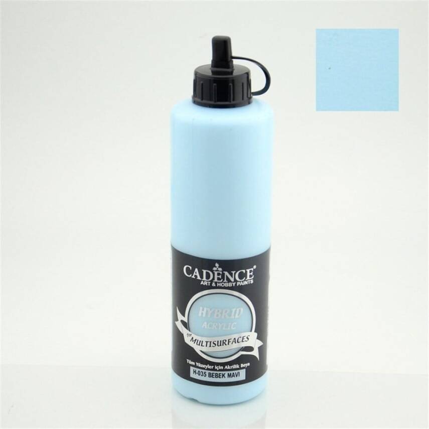 Cadence Hybrid Multisurface Akrilik Boya 500 ml H035 Bebek Mavi - 2