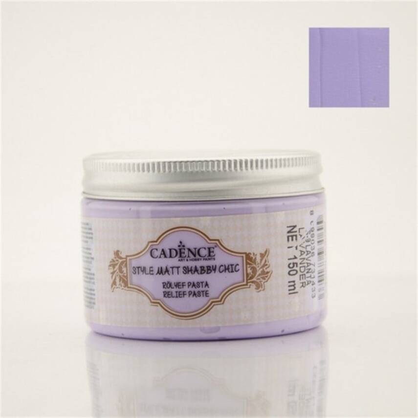 Cadence Shabby Chic Relief Paste 150ml Lavender - 1