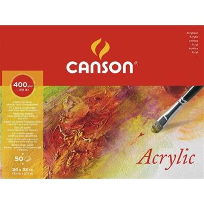 Canson Akrilik Blok 24x32cm 400gr 50syf