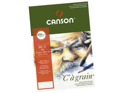 Canson Cagrain Multipurpose Drawing Notebook 224G 30 Pages A4 - 2