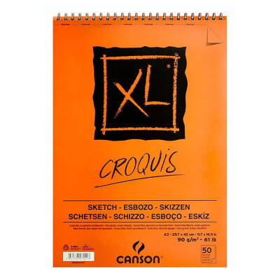 Canson Xl Croquis Eskiz Defteri A3 90gr 50yp