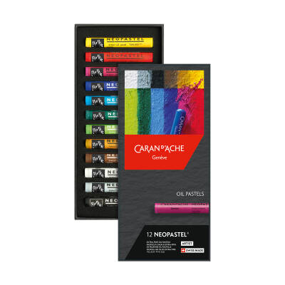 Caran d'Ache Neo Pastel Seti 12 Renk
