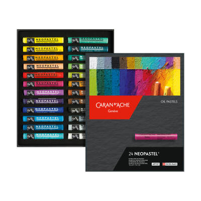 Caran d'Ache Neo Pastel Seti 24 Renk