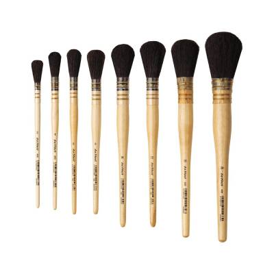Da Vinci Black Goat Hair Oval Gold Leaf Brush Series 450