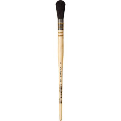 Da Vinci Black Goat Hair Oval Gold Leaf Brush Series 450 No:4