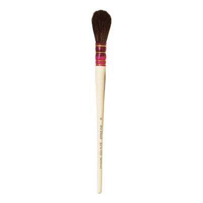 Da Vinci Black Goat Hair Oval Gold Leaf Brush Series 450 No:6