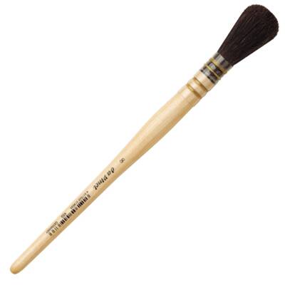 Da Vinci Black Goat Hair Oval Gold Leaf Brush Series 450 No:8 (1)