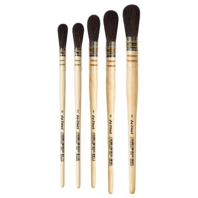 Da Vinci Blue Squirrel Hair Oval Gold Foil Brush Series 410