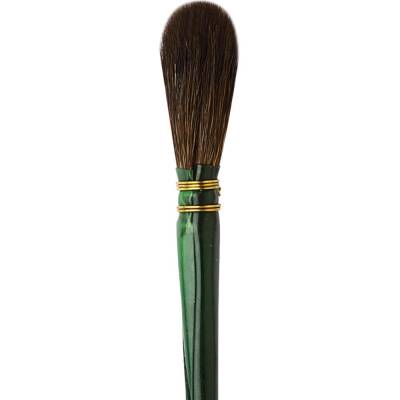 Da Vinci Blue Squirrel Hair Oval Gold Leaf Brush Series 710 No:2 (1)