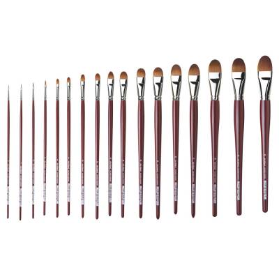 Da Vinci 1815 Seri Kızıl Samur Kılı Kedi Dili Yağlı Boya Fırçası  