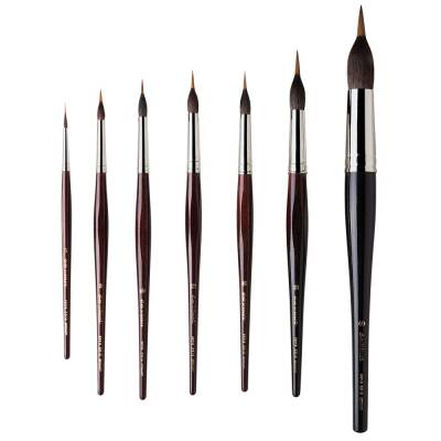 Da Vinci 5519 Seri Kolinsky Ve Kazan Sincap Kılı Yuvarlak İnce Uçlu Çizgi Fırçası
