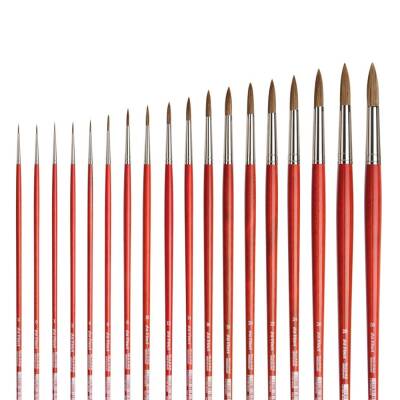 Da Vinci Manda Kılı Yuvarlak Yağlı Boya Fırçası Seri 1687 No:1 - 3