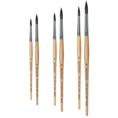 Da Vinci 5590 Seri Petit Gris Mix Yuvarlak Sulu Boya Fırçası   