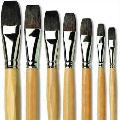 Da Vinci Seri 991 Petit Gris Mix Düz Sulu Boya Ve Porselen Fırçası