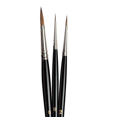 Da Vinci Series 10 Red Sable Round Illumination and Watercolor Brush