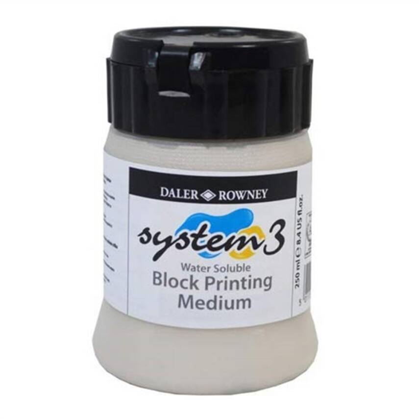 Daler Rowney Water Soluble Block Printing Medium 250 ml - 1