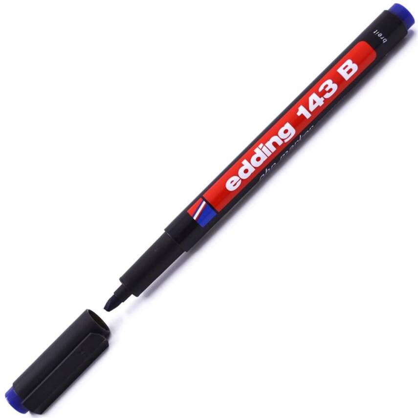 Edding Asetat Kalemi E-143B Mavi - 1