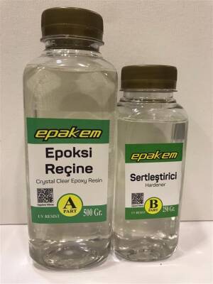 Epakem Epoksi Reçine Şeffaf 750 Gr