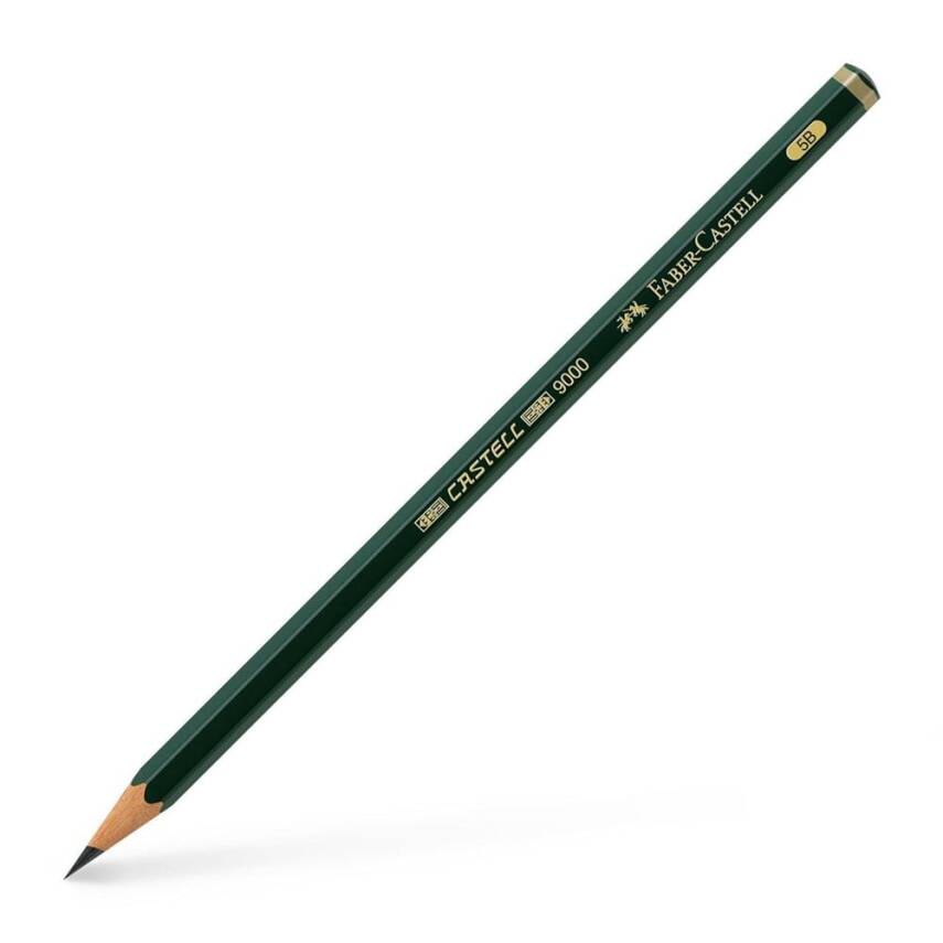 Faber Castell 9000 Graphite Pencil Dereceli Kurşun Kalem 5B - 1