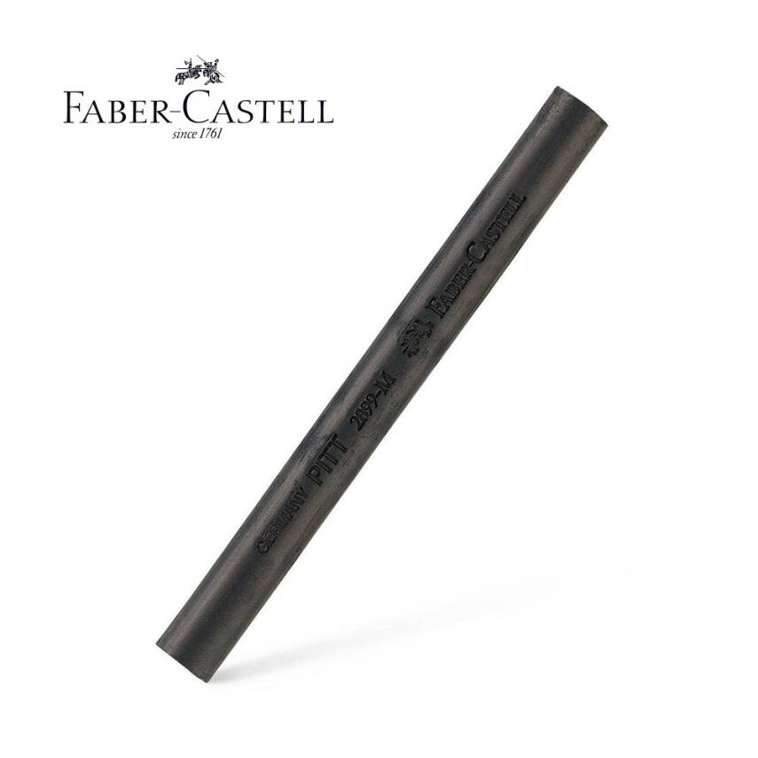 Faber Castell Pitt Monochrome İşlenmiş Füzen Kömür Orta Sert 2899 M - 1