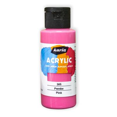 Karin Akrilik Boya 305 Pembe 50 ml