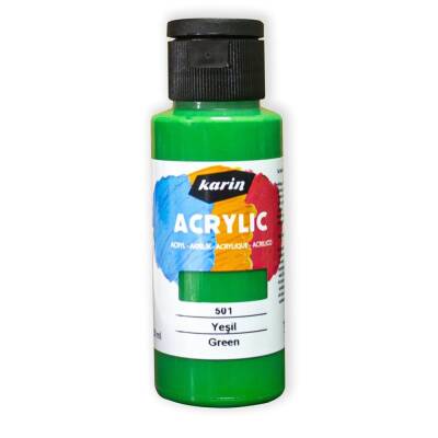 Karin Akrilik Boya 501 Yeşil 50 ml