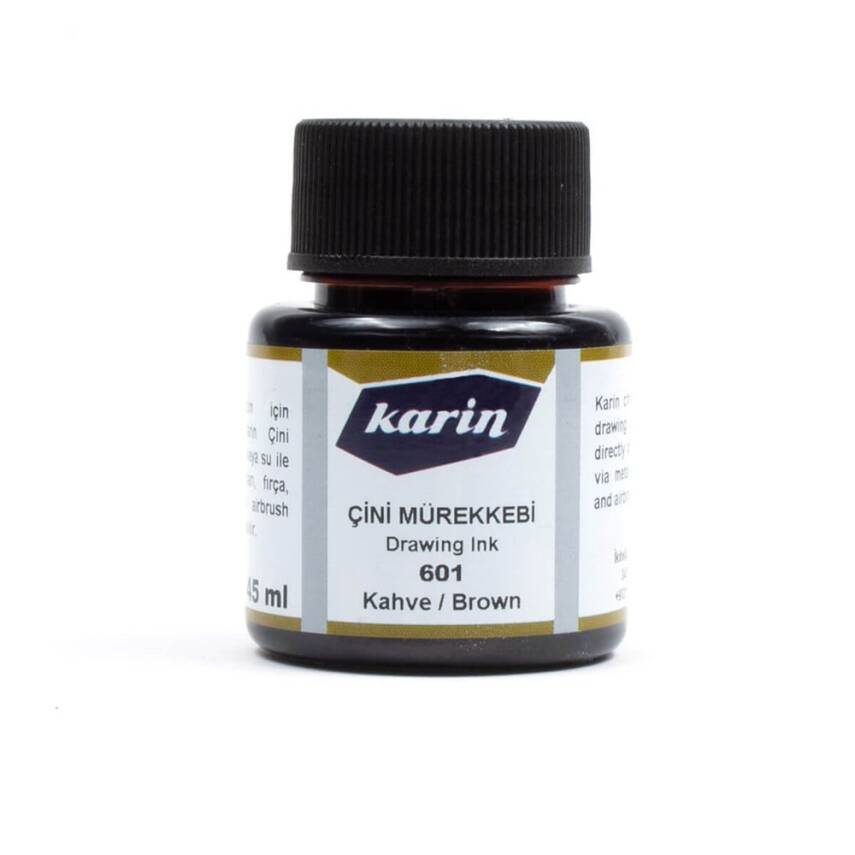 Karin Çini Mürekkebi Kahve 45 ml - 1