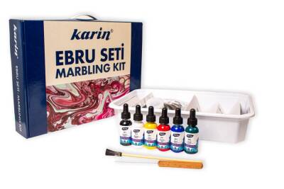 Karin Easy Marbling Starter Set 6 Colors (Small)