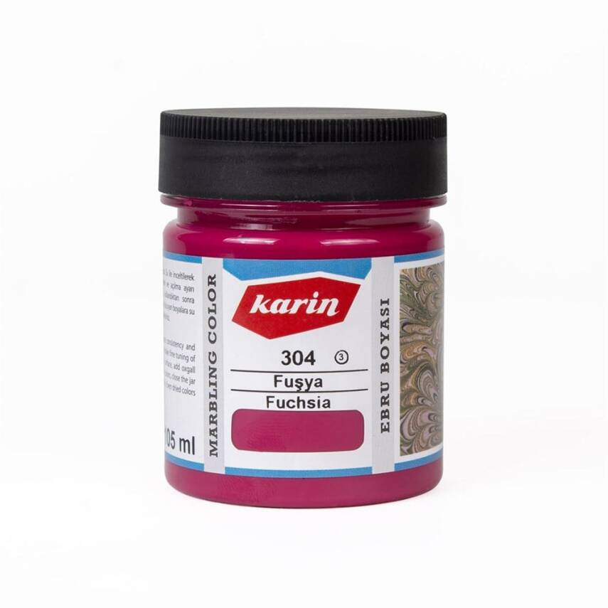 Karin Ebru Boyası 304 Fuşya 105 ml - 2