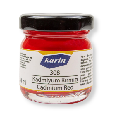 Karin Ebru Boyası 308 Cadmium Kırmızı 40 ml - 1
