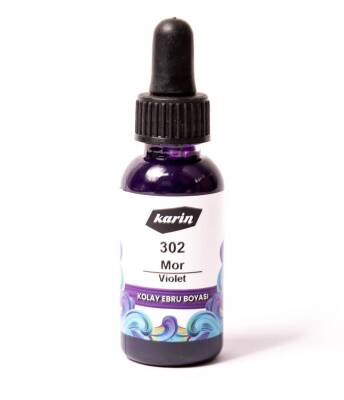 Karin Kolay Ebru Boyası 302 Mor 30 cc - 1