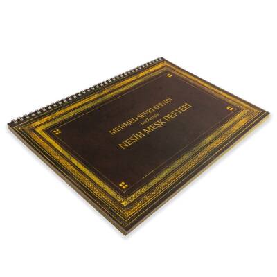 Karin Mehmet Şevki Efendi Nesih Harfleri Meşk Defteri (1)