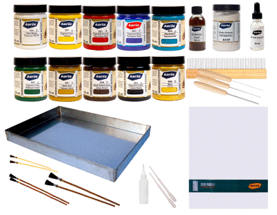 Karin Professional Marbling Set 25x35 cm