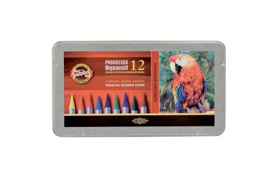 Koh-i Noor Ahşapsız Sulandırılabilir Boya Kalem Seti 8782 12'li