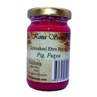 Koza Ezilmiş Ebru Boyası 105 ml Pigment Fuşya - 2
