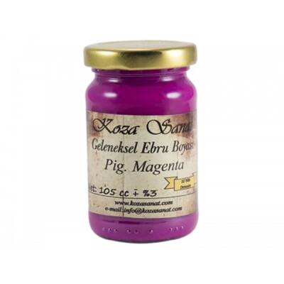 Koza Ezilmiş Ebru Boyası 105 ml Pigment Magenta - 2